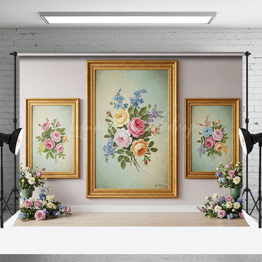 Lofaris Floral Fine Art Sweet Exhibition Photo Backdrop