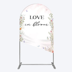Lofaris Floral Love In Bloom Sweet Wedding Arch Backdrop