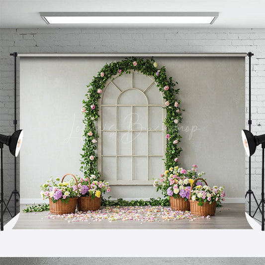 Lofaris Floral Plant Arch Sweet Spring Wedding Backdrop
