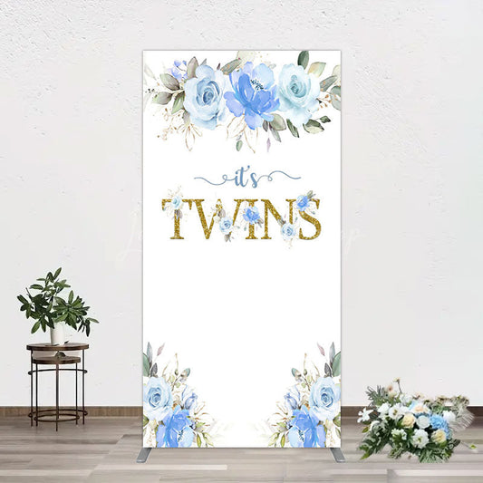 Lofaris Floral Plant Simple Vibe Baby Shower Rectangle Backdrop