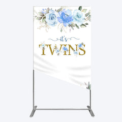 Lofaris Floral Plant Simple Vibe Baby Shower Rectangle Backdrop