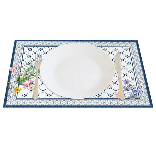 Lofaris Floral Slovakia Fresh Patterns Set of 4 Placemats