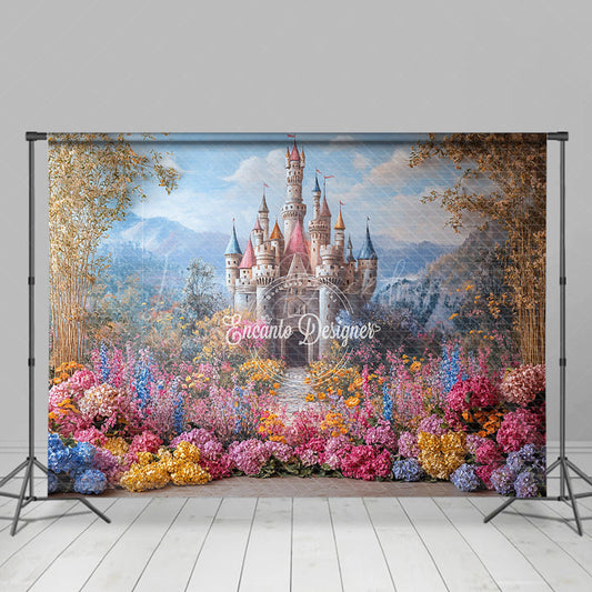 Lofaris Floral Sweet Castle Wonder Land Wedding Backdrop