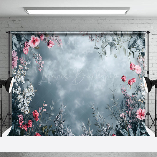 Lofaris Floral Wash Painting Vibe Fine Art Photo Backdrop