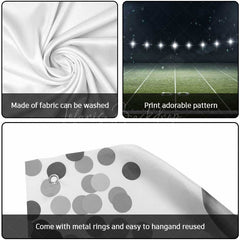 Lofaris Football Field Match Stadium Light Garage Door Banner