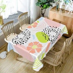 Lofaris Fresh Classical Plaid Tablecloth for Traditional Farmhouse Kitchen and Everyday Dining Table Decor