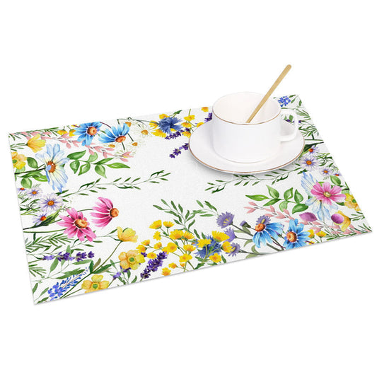Lofaris Fresh Spring Floral Sweet Party Set of 4 Placemats