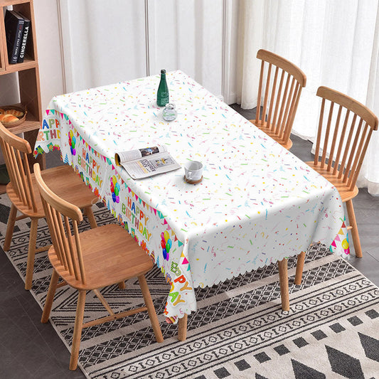 Lofaris Fun And Colorful Confetti Tablecloth For Birthdays