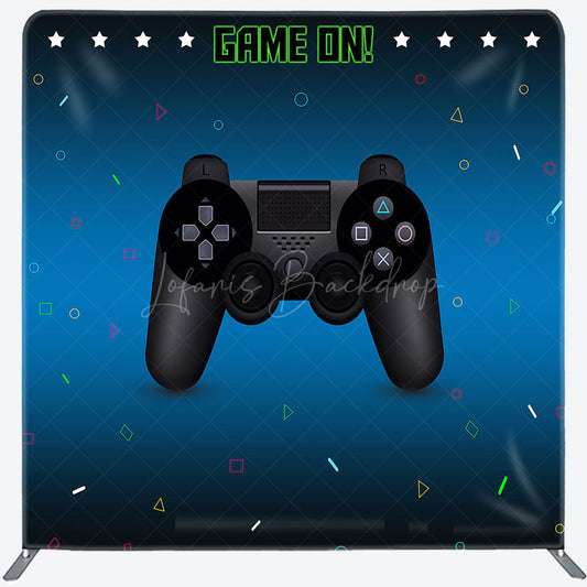 Lofaris Game Console Happy Birthday Square Tension Backdrop
