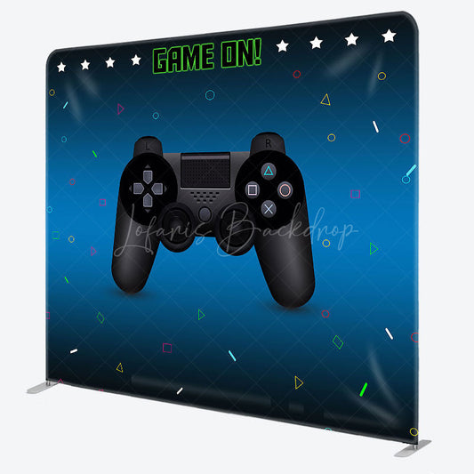 Lofaris Game Console Happy Birthday Square Tension Backdrop