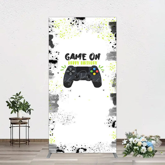 Lofaris Game On Happy Birthday Sweet Simple Rectangle Backdrop