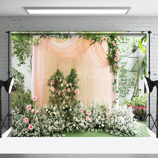 Lofaris Garden Floral Arrangement For Outdoor Events Backdrop
