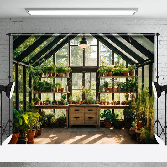 Lofaris Garden Glass Room Studio Spring Photography Backdrop