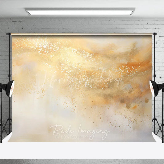 Lofaris Golden Abstract Texture Photography Backdrop Elegant Artistic Portrait Background for Events