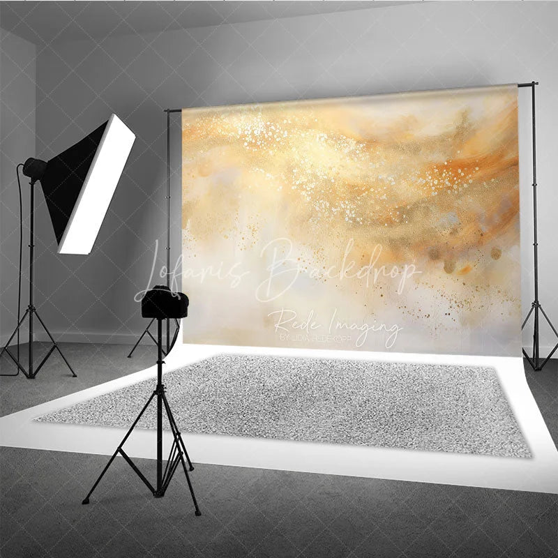 Lofaris Golden Abstract Texture Photography Backdrop Elegant Artistic Portrait Background for Events