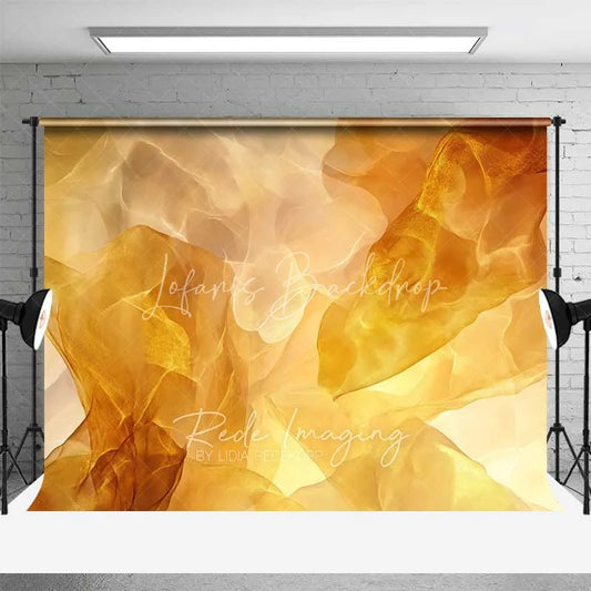 Lofaris Golden Flowing Abstract Fluid Texture Backdrop Elegant Light Photography Background Modern Party Decor