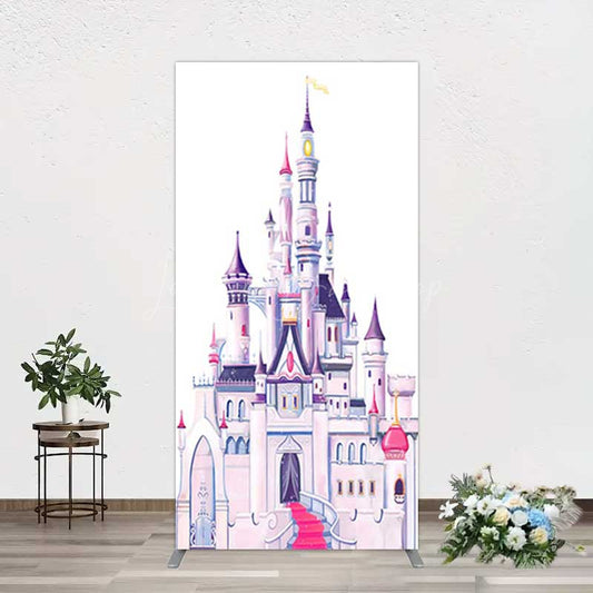Lofaris Gorgeous Castle Princess Birthday Rectangle Backdrop