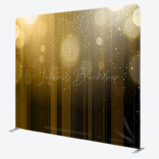 Lofaris Gradient Brown Bokeh Photo Square Tension Backdrop