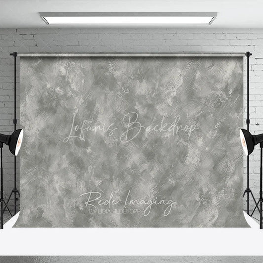 Lofaris Gray Abstract Textured Photography Backdrop Distressed Concrete Plaster Wall Background for Professional Photo Studio