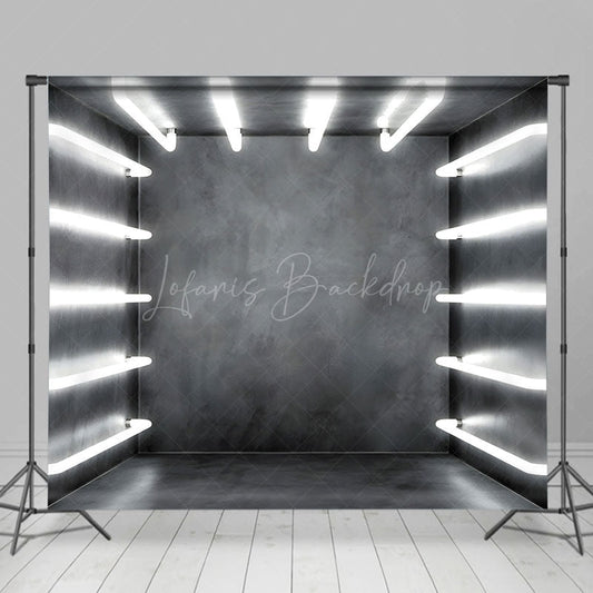 Lofaris Gray Glowing Chamber Corridor Photography Backdrop
