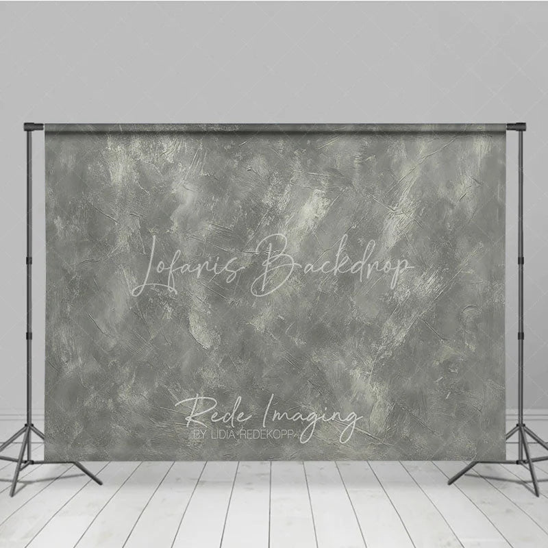 Lofaris Gray Textured Abstract Photography Backdrop Distressed Concrete Plaster Wall Background for Studio Portraits