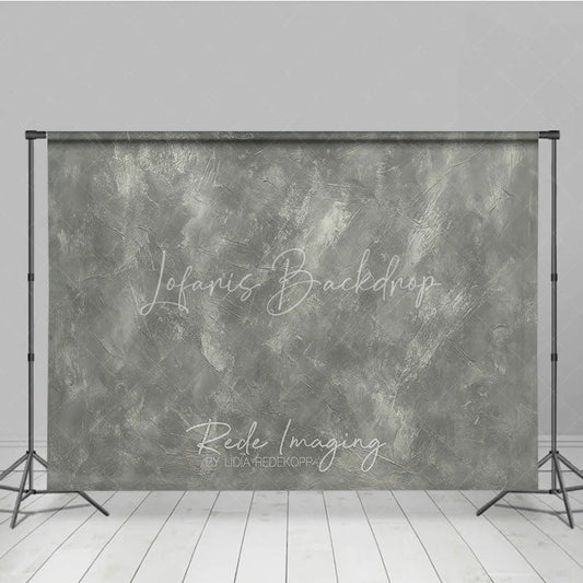 Lofaris Gray Textured Abstract Photography Backdrop Distressed Concrete Plaster Wall Background for Studio Portraits