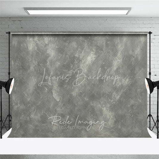 Lofaris Gray Textured Abstract Photography Backdrop Distressed Concrete Plaster Wall Background for Studio Portraits