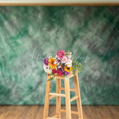 Lofaris Green and Grey Abstract Mottled Photography Backdrop Artistic Textured Studio Prop for Professional Portrait Sessions
