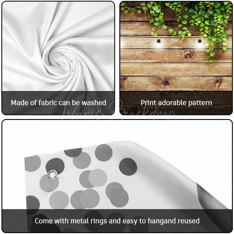 Lofaris Green Leaves Light Brown Plank Garage Door Banner