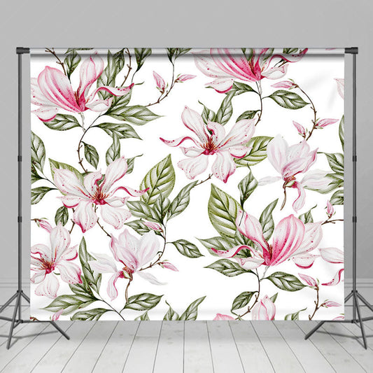 Lofaris Greeny Leaves Flowers Fine Art Photography Backdrop