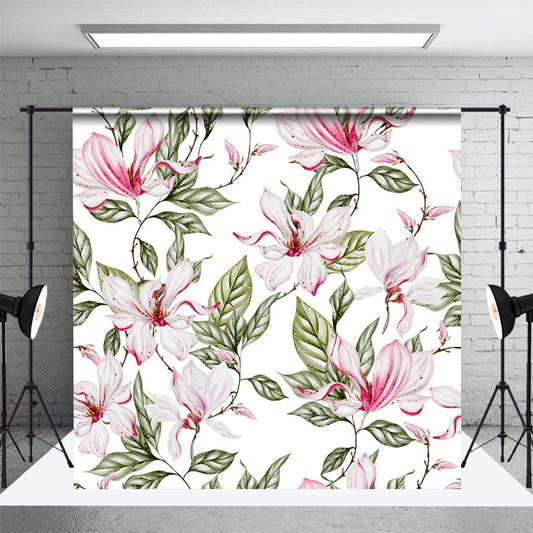 Lofaris Greeny Leaves Flowers Fine Art Photography Backdrop