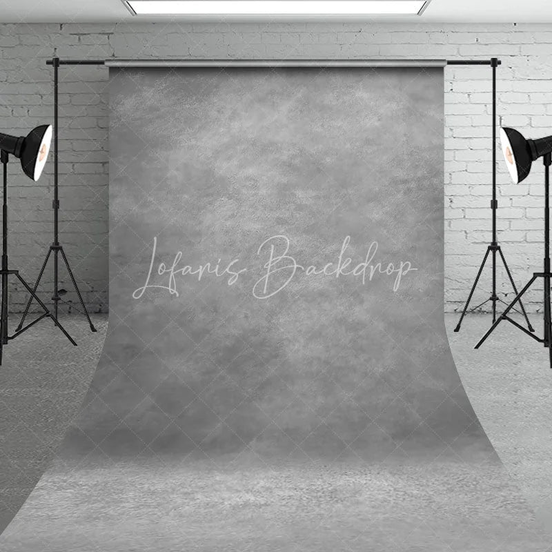 Lofaris Grey Abstract Texture Sweep Backdrop Professional Portrait Photography Studio Decor