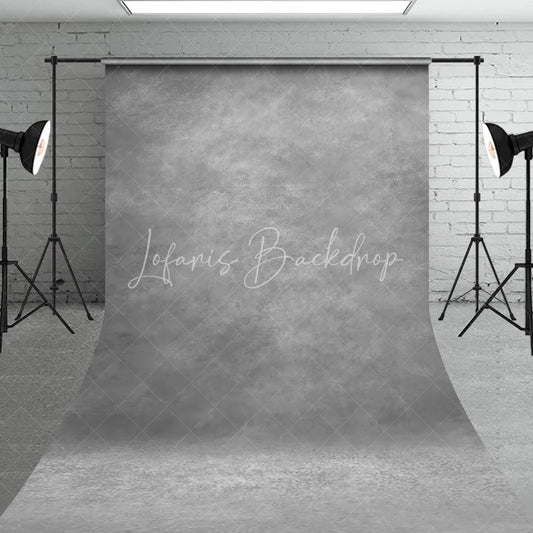 Lofaris Grey Abstract Texture Sweep Backdrop Professional Portrait Photography Studio Decor