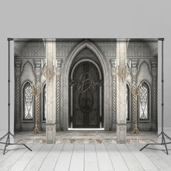 Lofaris Grey Toned Auditorium Candle Photography Backdrop