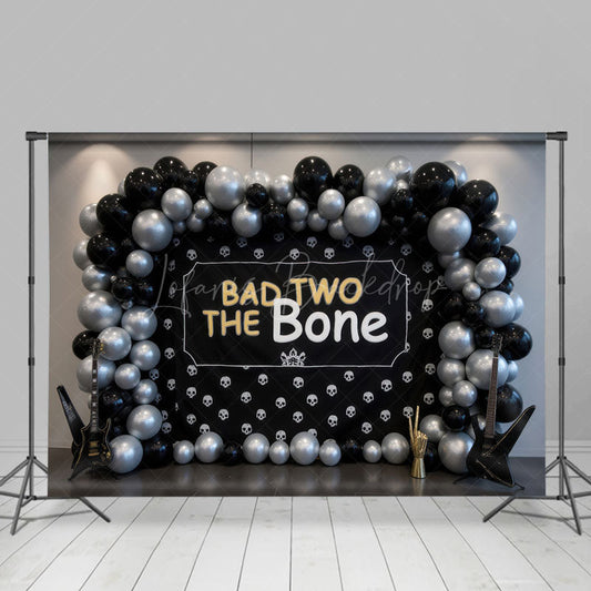 Lofaris Halloween Bad Two Bone Cake Smash Combo Set Backdrop