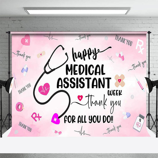 Lofaris Happy Medical Assistant Week Thank You All Backdrop