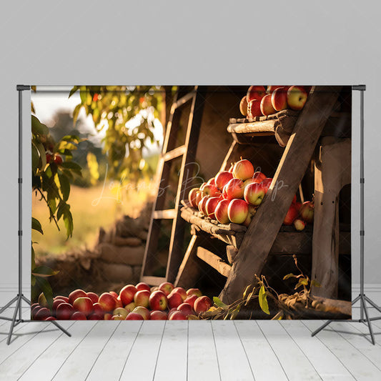 Lofaris Harvest Apple Farm Sweet Bokeh Photography Backdrop