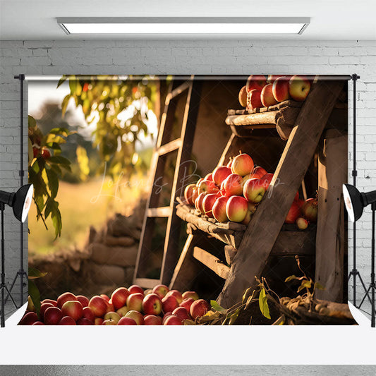 Lofaris Harvest Apple Farm Sweet Bokeh Photography Backdrop