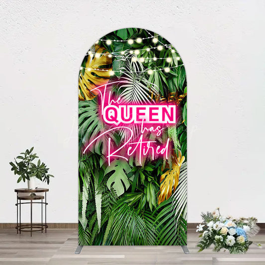 Lofaris Hawaii Queen Retirement Party Bash Arch Backdrop