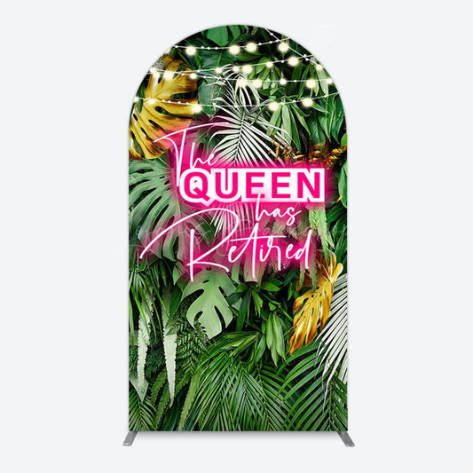 Lofaris Hawaii Queen Retirement Party Bash Arch Backdrop