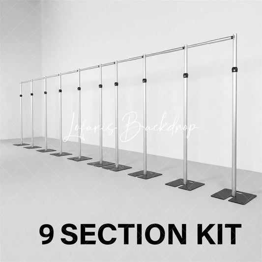 Lofaris Heavy Duty 90x10ft Pipe and Drape Stand Adjustable Multi-Use Metal Frame for Events