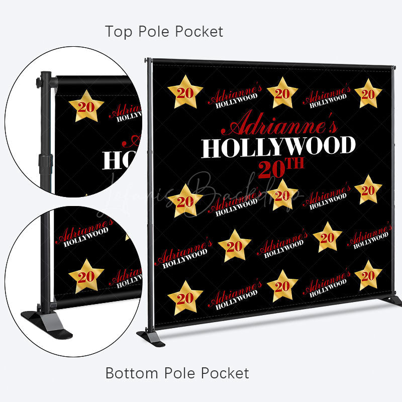 Lofaris Hollywood 20th Birthday Custom Step And Repeat Banner