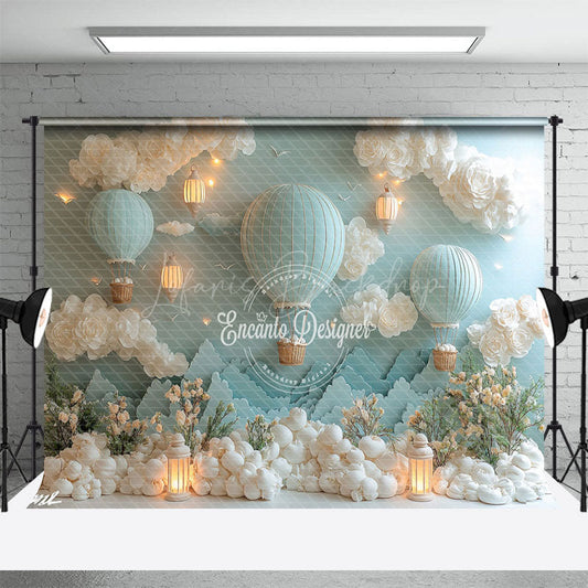 Lofaris Hot Air Balloon Dreamscape Photography Backdrop