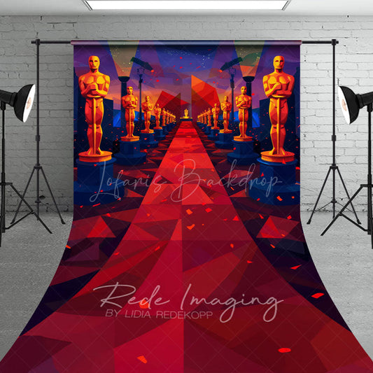 Lofaris Human Chess Sculpture Red Carpet Stage Sweep Backdrop