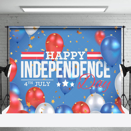 Lofaris July 4th Independence Day Balloon Holiday Backdrop