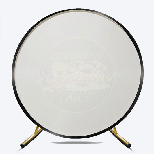 Lofaris Let’s Groovy Tonight 70s Round Backdrop Soul Train Inspired Disco Party Retro Funk Music Birthday Decor