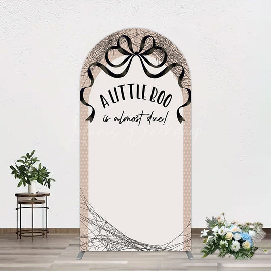 Lofaris Little Boo Almost Due Spider Web Arch Backdrop