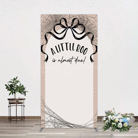 Lofaris Little Boo Almost Due Spider Web Rectangle Backdrop