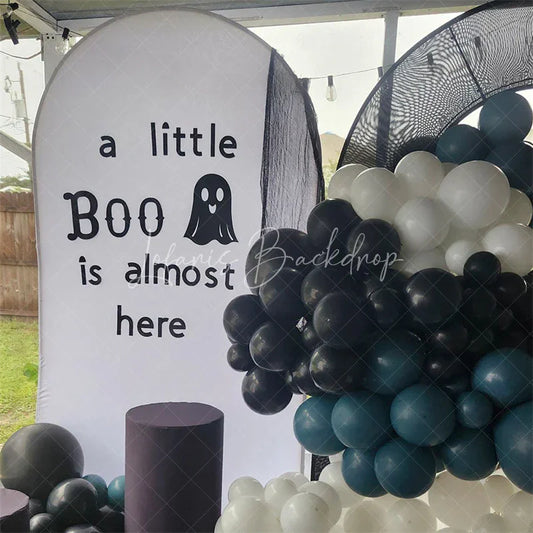 Lofaris Little Boo Almost Here Baby Shower Arch Backdrop