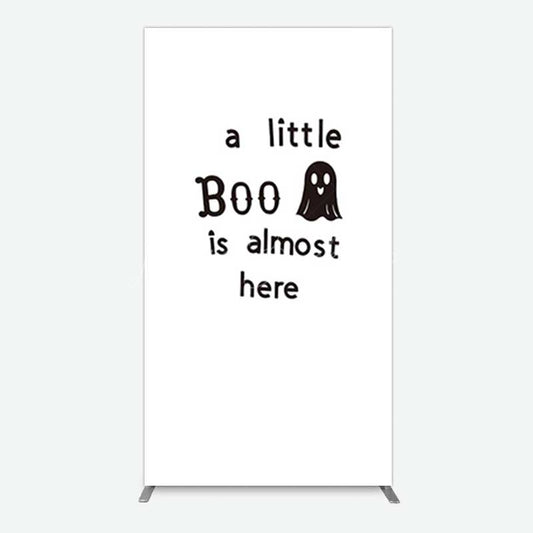 Lofaris Little Boo Almost Here Baby Shower Rectangle Backdrop